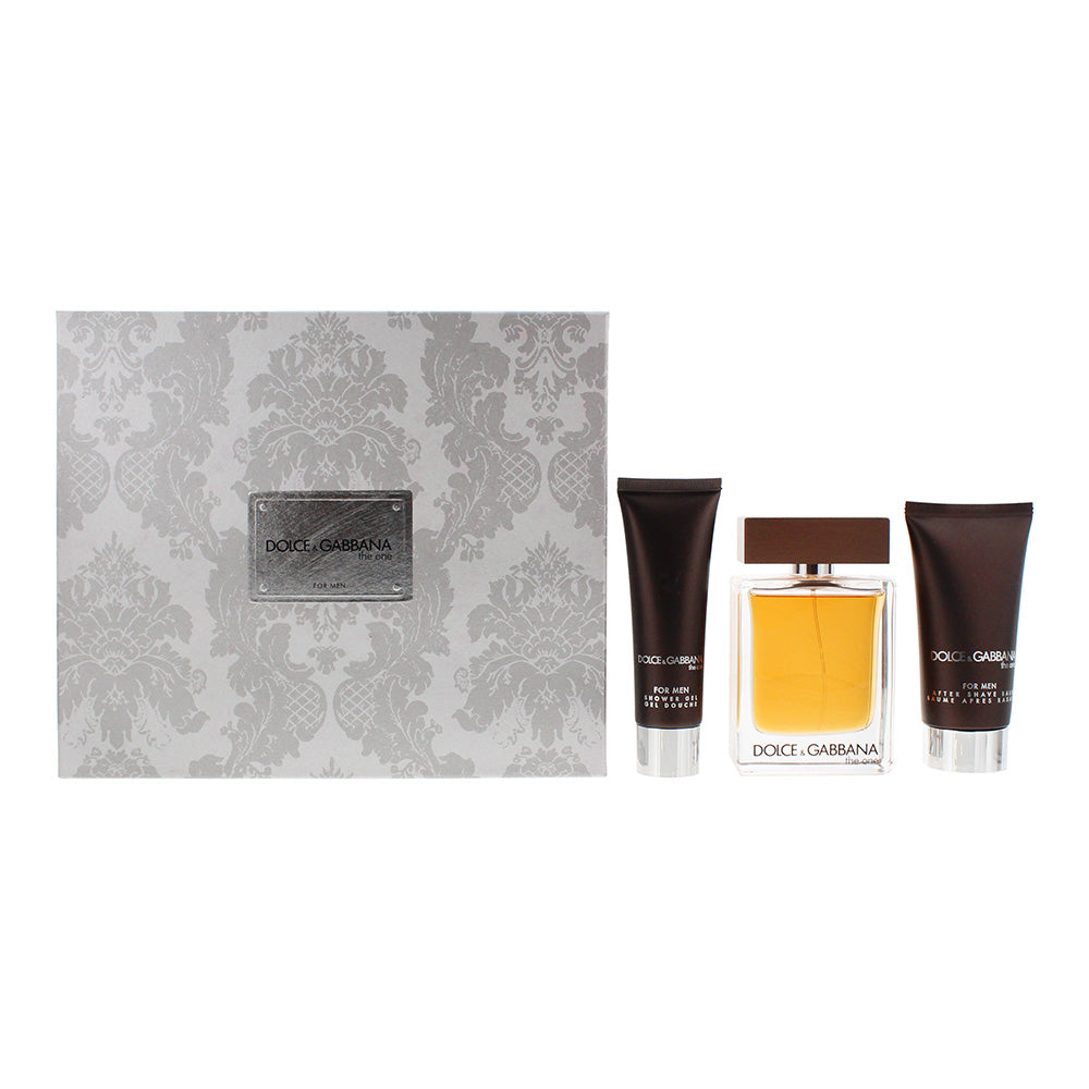 Dolce & Gabbana The One For Men 3 Piece Gift Set: Eau de Toilette 100ml - Shower