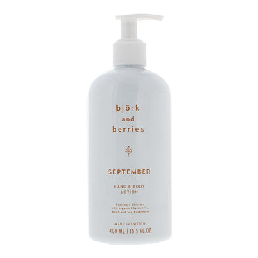 Bjork & Berries September Hand & Body Lotion 400ml
