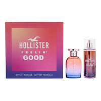 Hollister Feelin' Good For Her 2 Piece Gift Set: Eau De Parfum 50ml - Body Mist