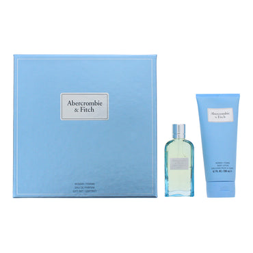 Abercrombie & Fitch First Instinct Blue 2 Piece Gift Set: Eau de Parfum 50ml - B