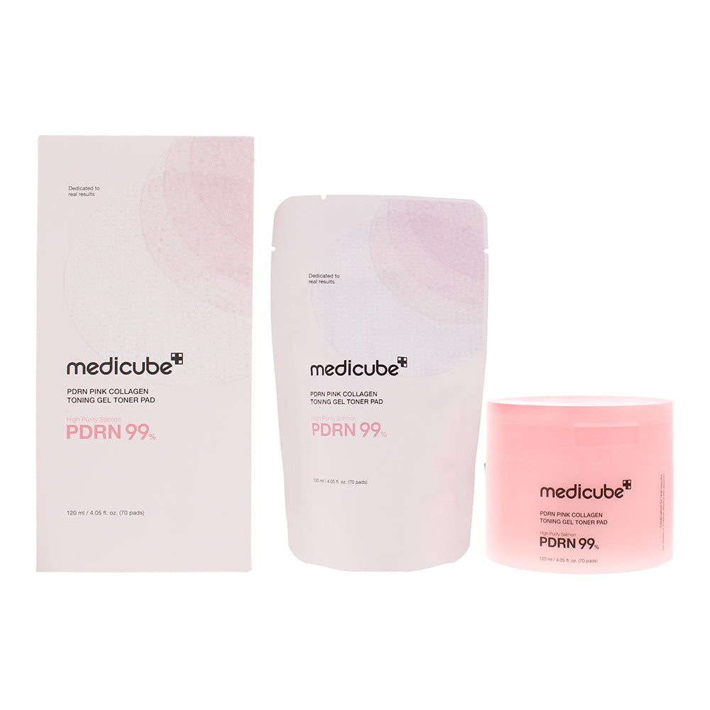 Medicube PDRN Pink Collagen Gel Toner Pad 70 pcs