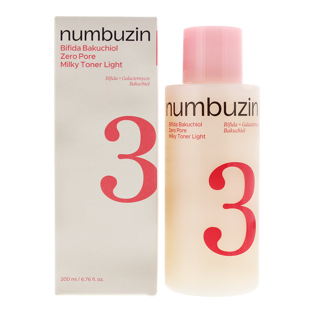 Numbuzin No. 3 Bifida Bakuchiol Zero Pore Milk Toner 200ml