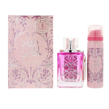 Ard Al Zaafaran Rose Paris 2 Piece Gift Set: Eau de Parfum 100ml - Deo Spray 50m