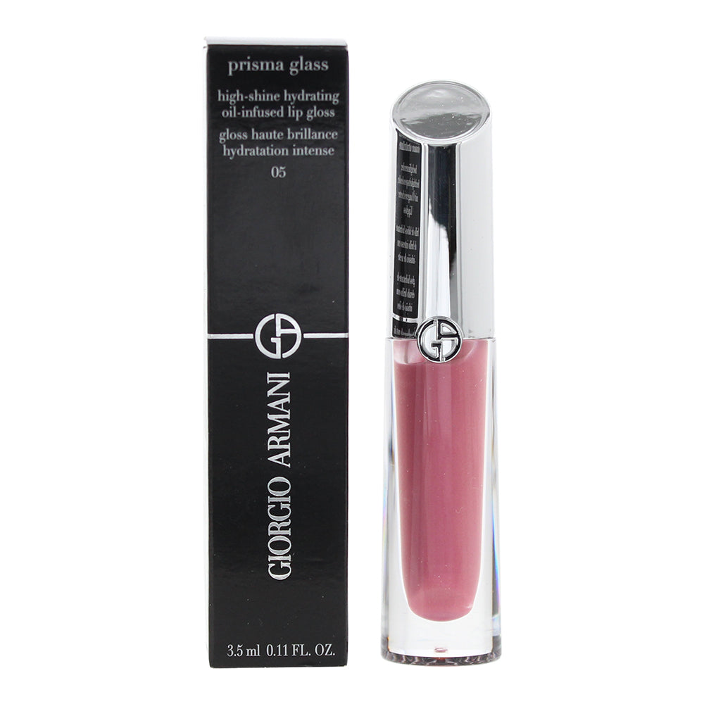 Giorgio Armani Prisma Glass High-Shine Hydrating Oil-Infused 05 Lip Gloss 3.5ml
