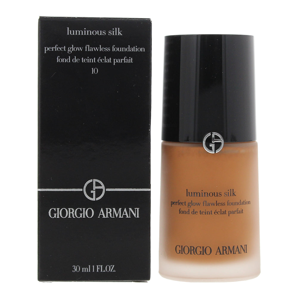 Giorgio Armani Luminous Silk Perfect Glow Flawless 10 Warm Almond Foundation 30m
