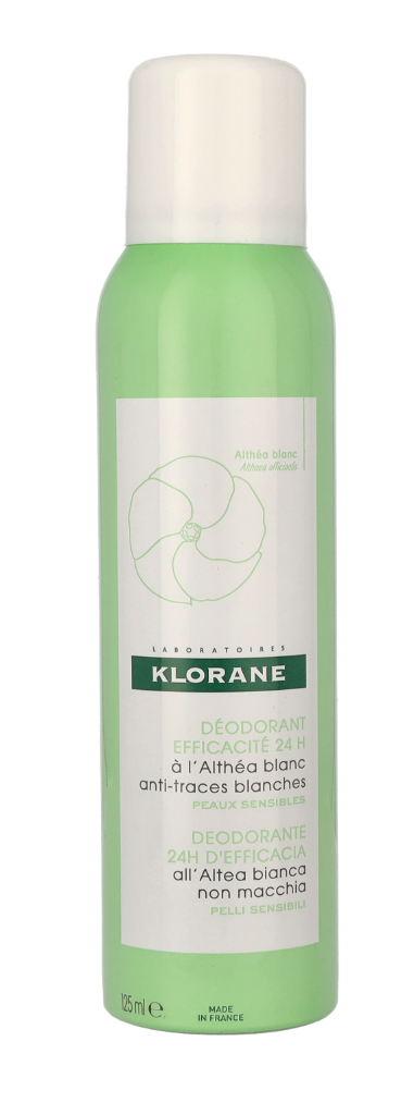 Klorane 24H Spray Deodorant Effectiveness - Althea 125 ml