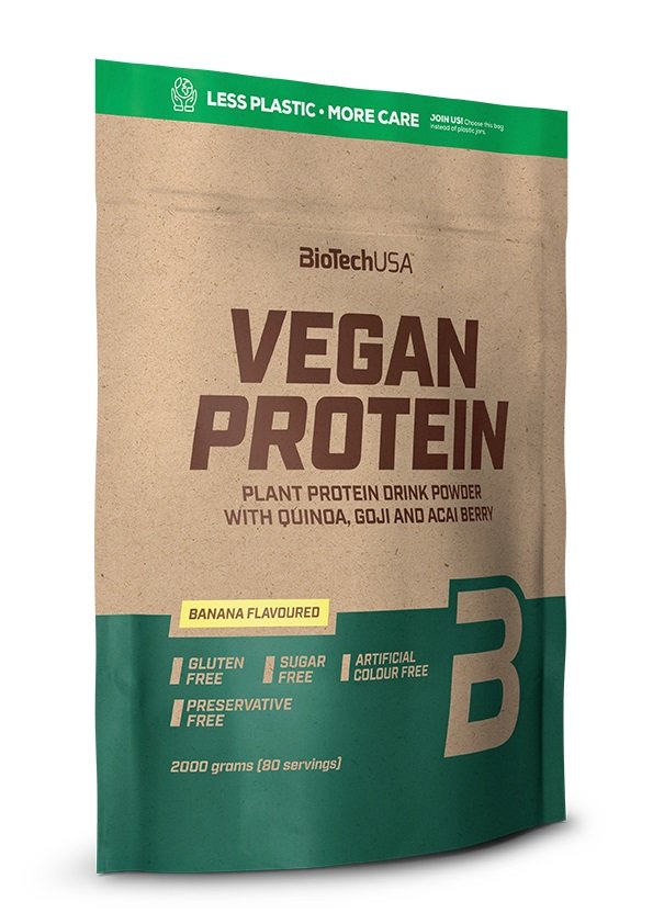 Biotechusa, veganes Protein, Banane – 2000 g