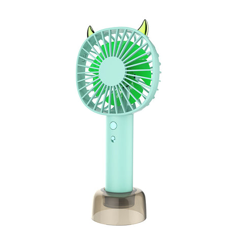 Cute Handheld Mini Fan Desktop Small Fan USB Charging Easy To Carry Fan Mute Small Fan