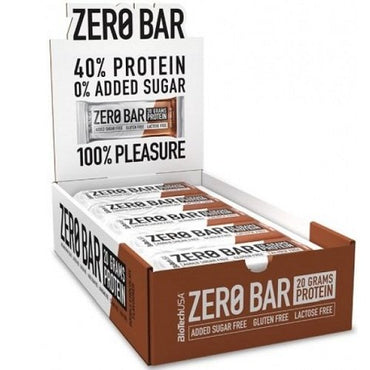 BioTechUSA, Zero Bar, Double Chocolate - 20 x 50g