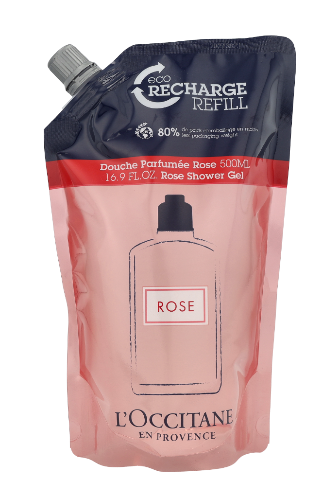 L'Occitane Rose Scented Shower Gel - Refill 500 g