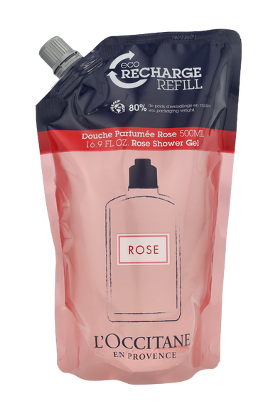 L'Occitane Rose Scented Shower Gel - Refill 500 g