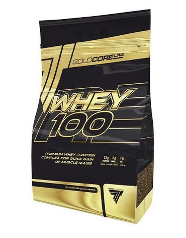 Trec nutrition gold core, gold core whey 100, ciocolata - 900g