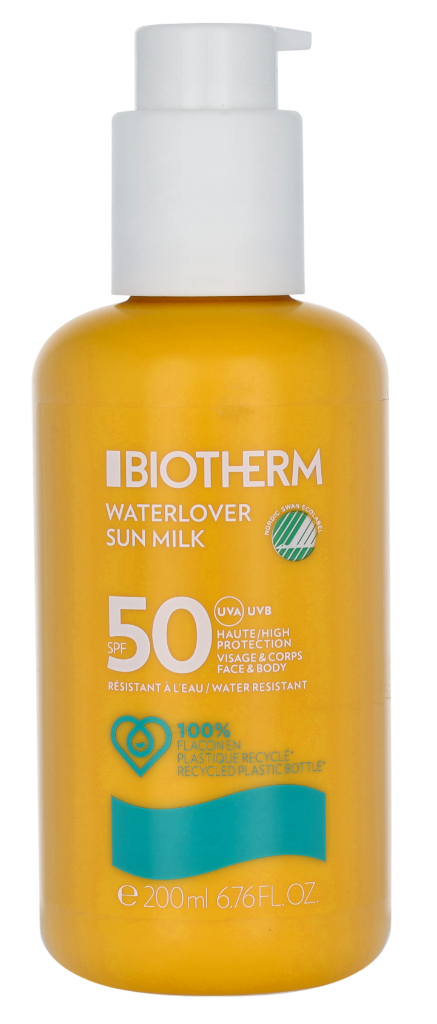 Biotherm Waterlover Sun Milk w/Pump SPF50 200 ml