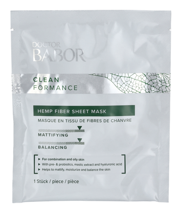 Babor Clean Formance Hemp Fiber Sheet Mask 1 piece