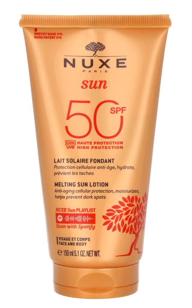 Nuxe Sun Melting Lotion High Prot. For Face SPF50 150 ml