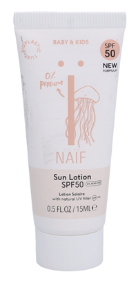 Naif Sunscreen Lotion For Baby & Kids SPF50 15 ml