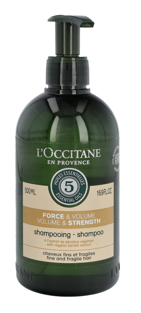 L'Occitane 5 Ess. Oils Volume & Strength Shampoo 500 ml