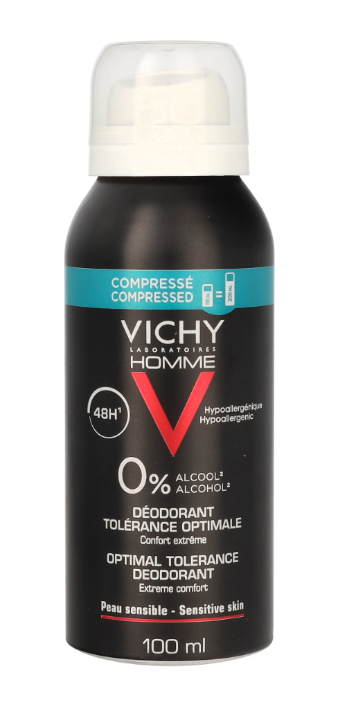 Vichy Homme 48H Optimal Tolerance Deodorant Spray 100 ml