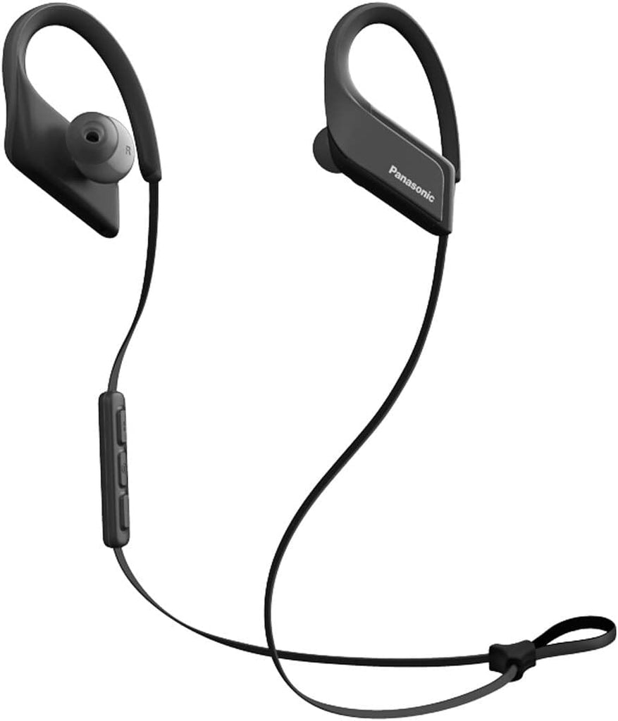 Fones de ouvido bluetooth Panasonic | sem fio | utilização desportiva | preto