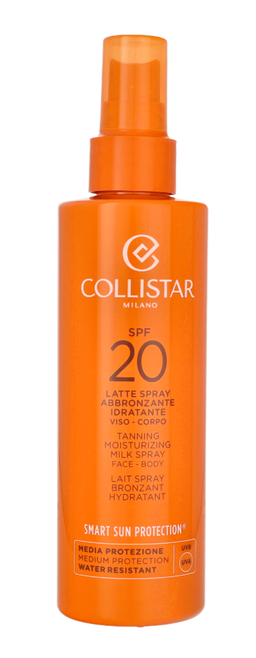 Collistar Tanning Moisturizing Milk Spray Face-Body SPF20 200 ml