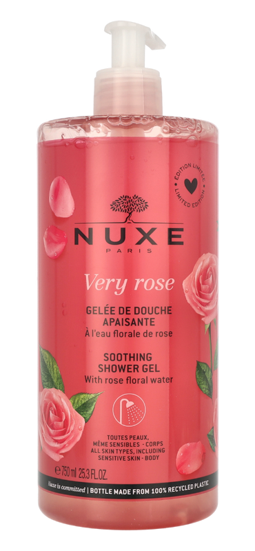 Nuxe Very Rose Soothing Shower Gel 750 ml