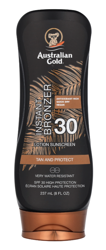 Australian Gold Instant Bronzer Lotion Sunscreen SPF30 237 ml