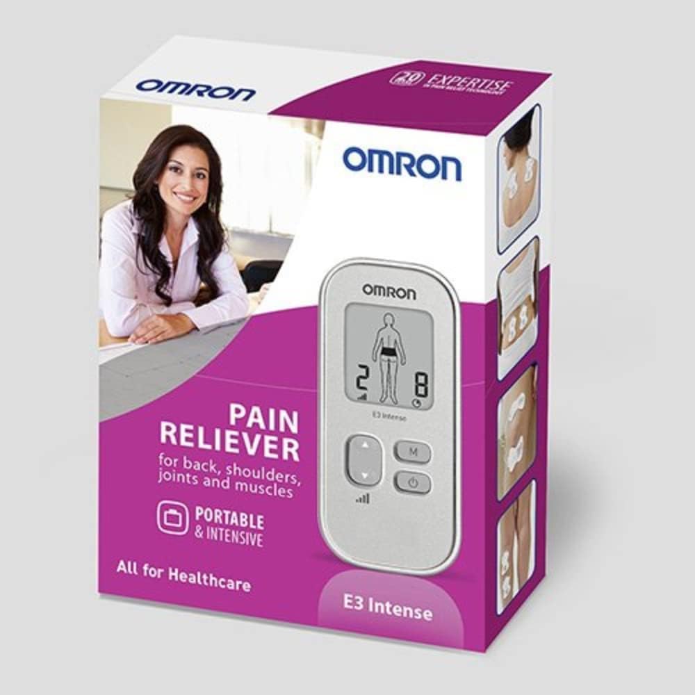 Omron TENS Electronic Pain Reliever | Silver | 6 Presets