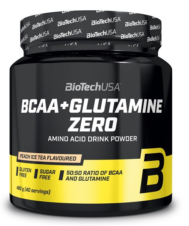 BioTechUSA, BCAA + Glutamine Zero, Orange - 480g