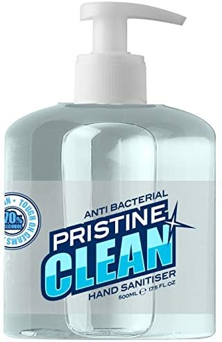 PRISTINE CLEAN 70% ALCOHOL HAND SANITIZER 500ML