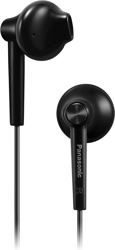 Auriculares Panasonic | En el oído | Micrófono y control remoto para dispositivos móviles | negro