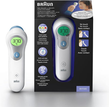 Braun Forehead Thermometer | No Touch + Touch | Colour