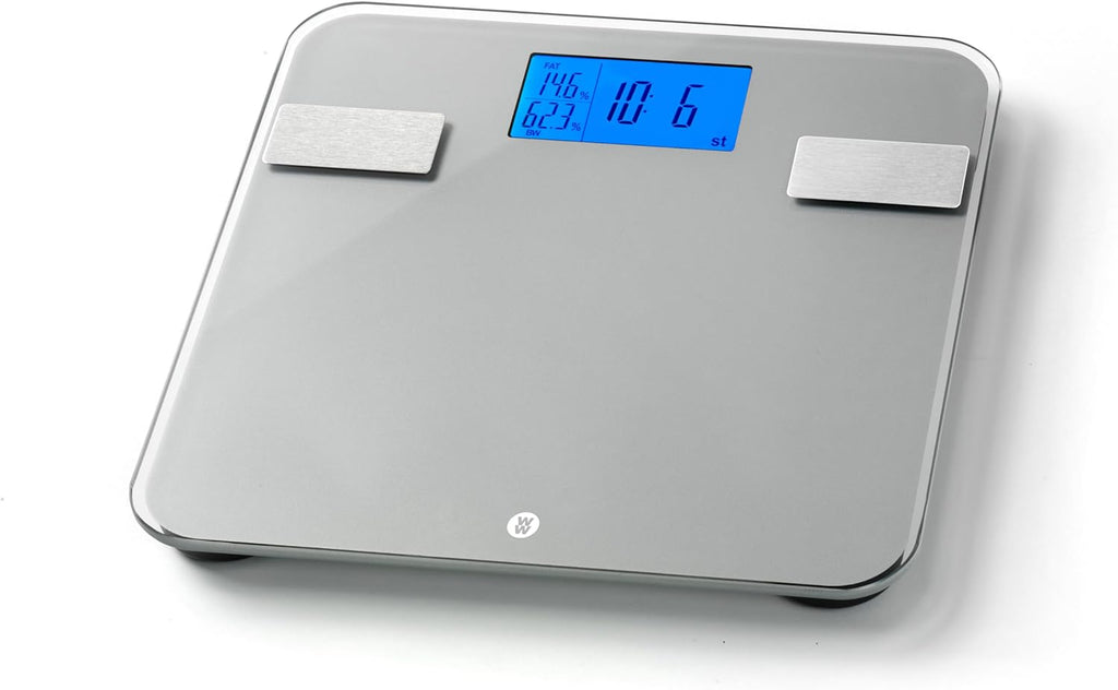 Los vigilantes del peso pesan la báscula | IMC, agua, grasa, masa | 10 memorias