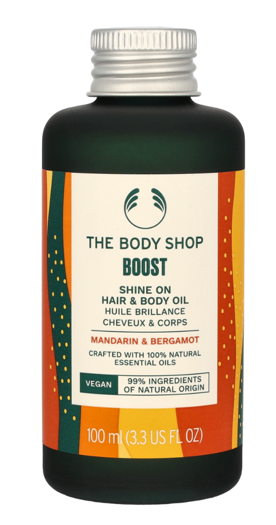 The Body Shop Boost Shine On Hair & Body Oil 100 ml