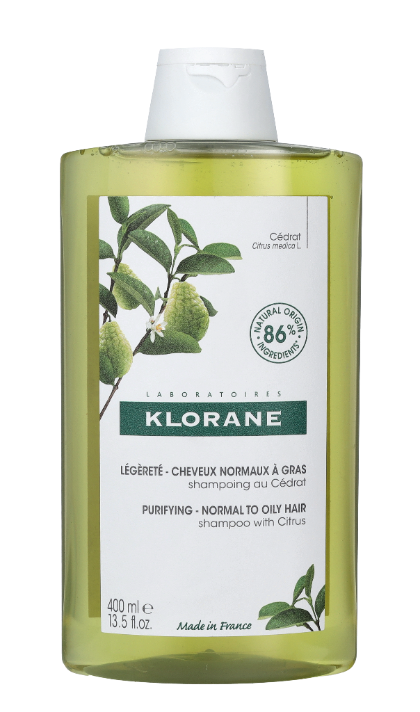 Klorane Purifying Shampoo With Citrus Pulp 400 ml