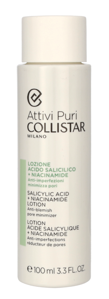 Collistar Attivi Puri Loción Ácido Salicílico + Niacinamida 100 ml