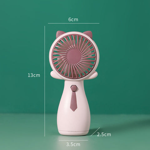 Girls Fan Cute Fan Antlers Small Fan Handheld Fan Mini Portable Fan Company Gift Fan