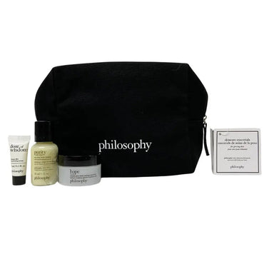 PHILOSOPHY CLEANSER SET: 1 x FACIAL CLEANSER 30ML / 1 x DAY CREAM 15ML + 1 x SKIN SERUM 3ML