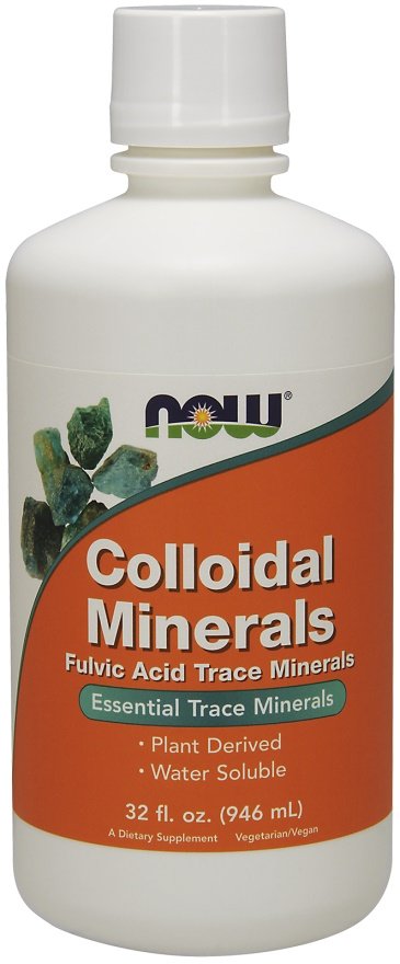 NOW Foods, Colloidal Minerals, Raspberry - 946 ml.