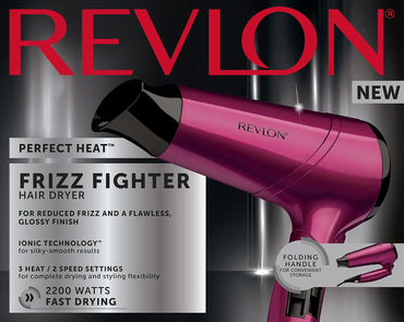 Secador de cabelo Revlon | calor perfeito | 2200w | 3 aquecer 2 sp