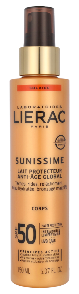 Lierac Sunissime Anti-Age Global Protective Body Milk SPF50 150 ml