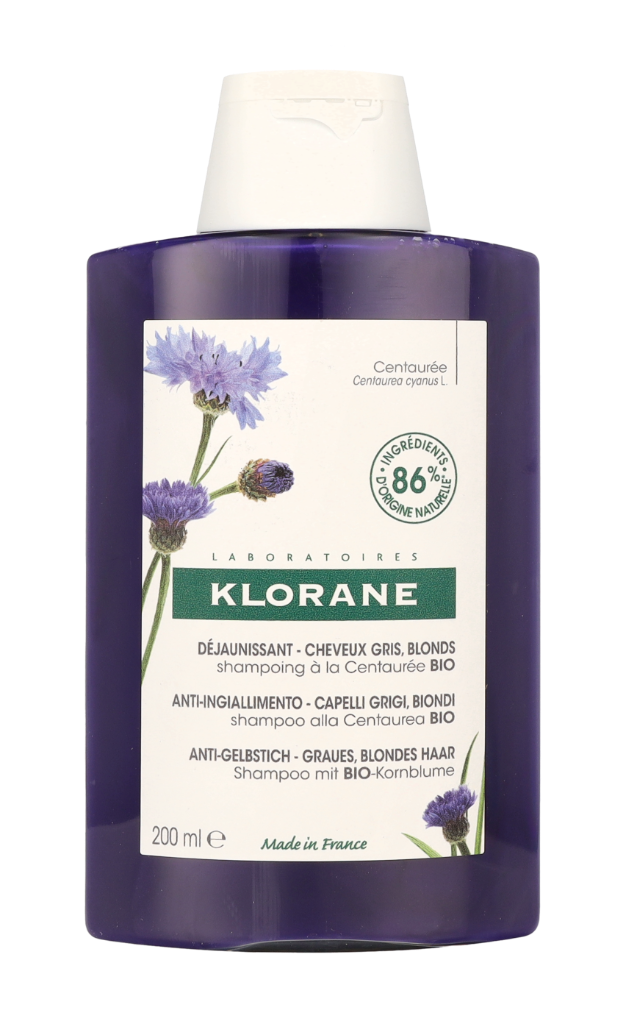 Klorane Anti-Yellowing Shampoo With Centaury 200 ml