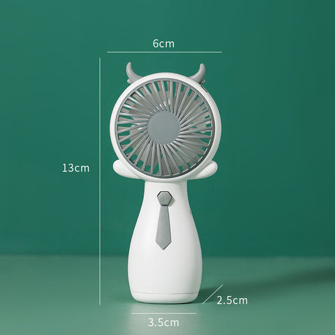 Girls Fan Cute Fan Antlers Small Fan Handheld Fan Mini Portable Fan Company Gift Fan