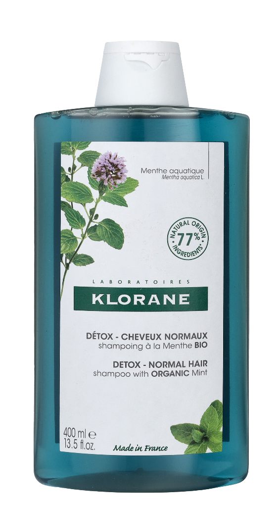 Klorane Detox Shampoo With Organic Mint 400 ml