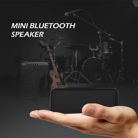 Bluetooth speaker wireless speaker square double speaker mini pocket portable metal ultra-thin exquisite bluetooth speaker