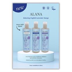 Alana Alana A2 Poster. Promoting 400ml size products.