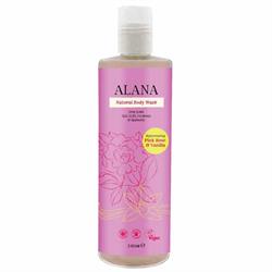 Alana Rose & Vanilla Natural Body Wash 100ml Convenience/Travel Bottle