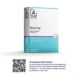 Activated Probiotics Biome Iron+ 30 Capsules