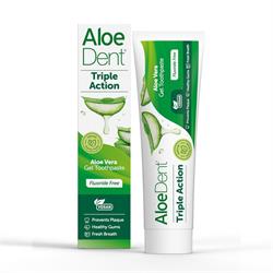 Aloe Dent Triple Action Toothpaste Fluoride Free