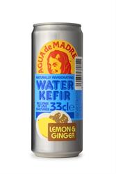 Agua De Madre Agua de Madre Lemon & Ginger Water Kefir Can 330ml