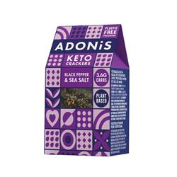 Adonis Black Pepper & Sea Salt Keto Crackers 60g
